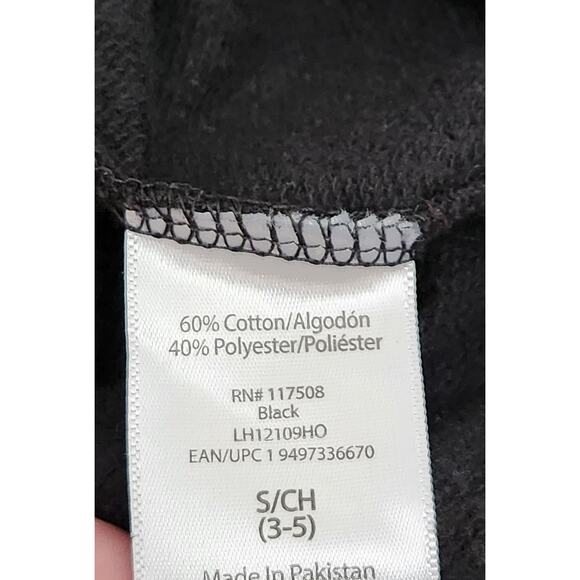 Wound Up Black Too Blessed To Be Stressed Graphic Hoodie Small Kangaroo Pocket - Picture 6 of 6